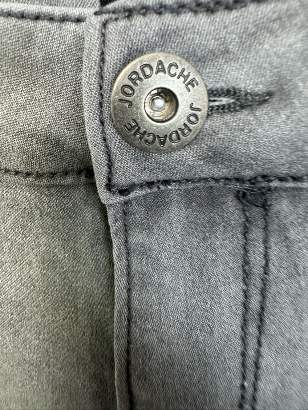 Jordache Super Skinny Gray Jeans Women’s Size 10 Stretch Denim - Picture 6 of 9